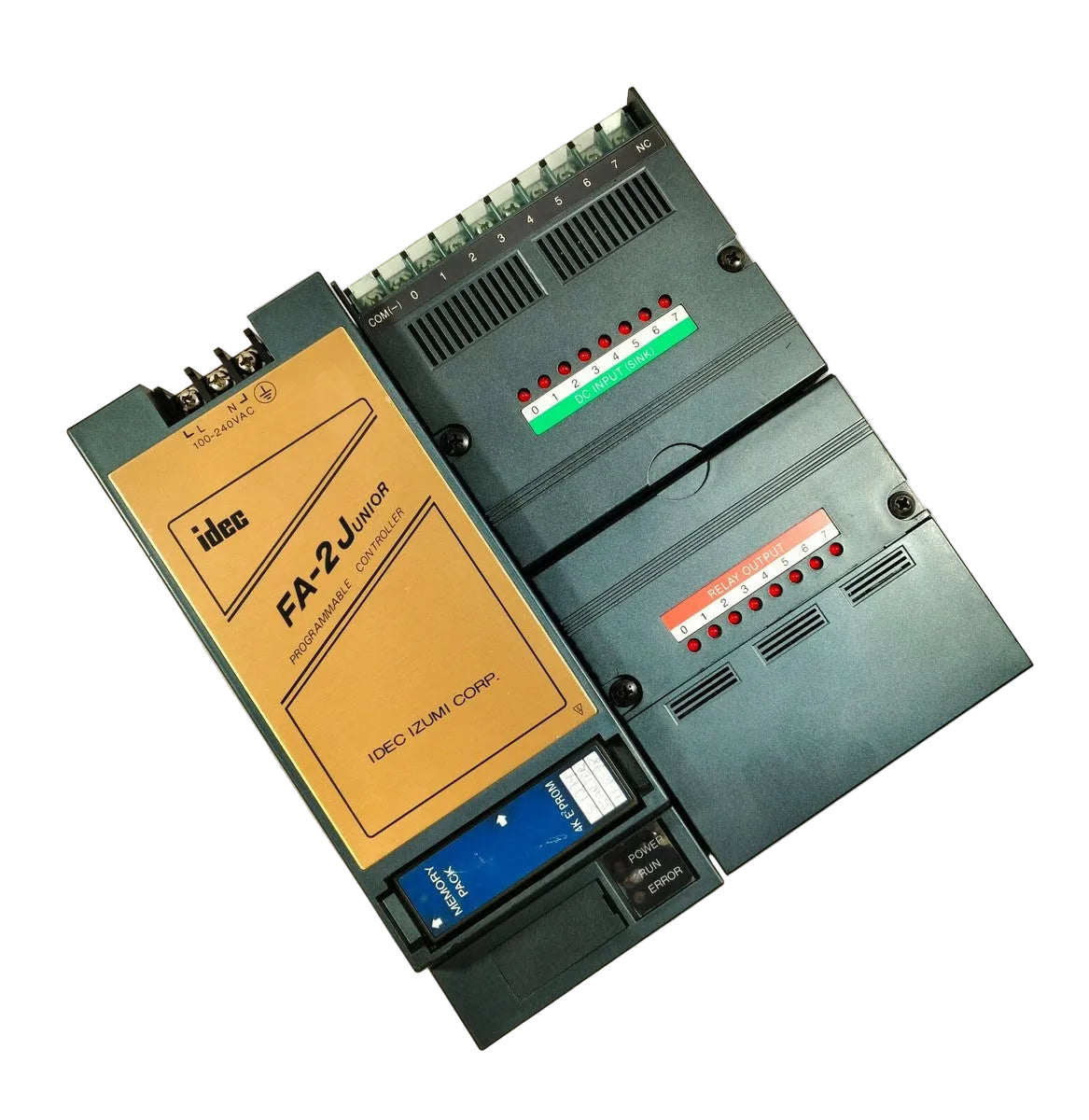 IDEC PF2J-CPU1EU FA-2J AC CPU Module 100–240VAC Programmable Controller