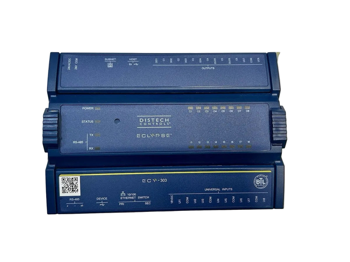 Distech Controls ECY-303-01-IMP ECY Series BACnet/IP Equipment Controller 24 VAC