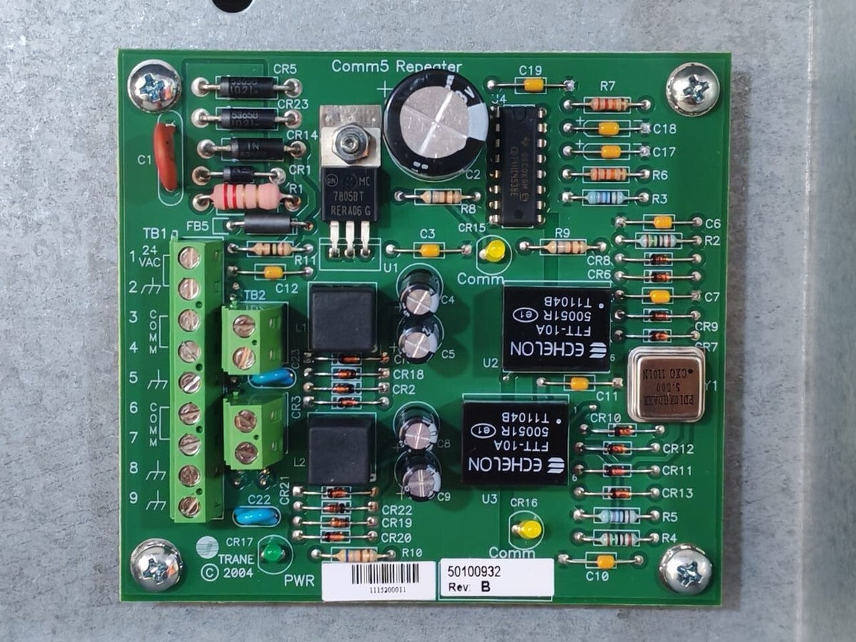 Trane 49500457 Rev. L Standard Control Circuit Board with Steel Enclosure