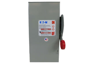 Eaton DH362URK 60A 600V 3-Pole Heavy Duty Non-Fusible Safety Switch NEMA 3R