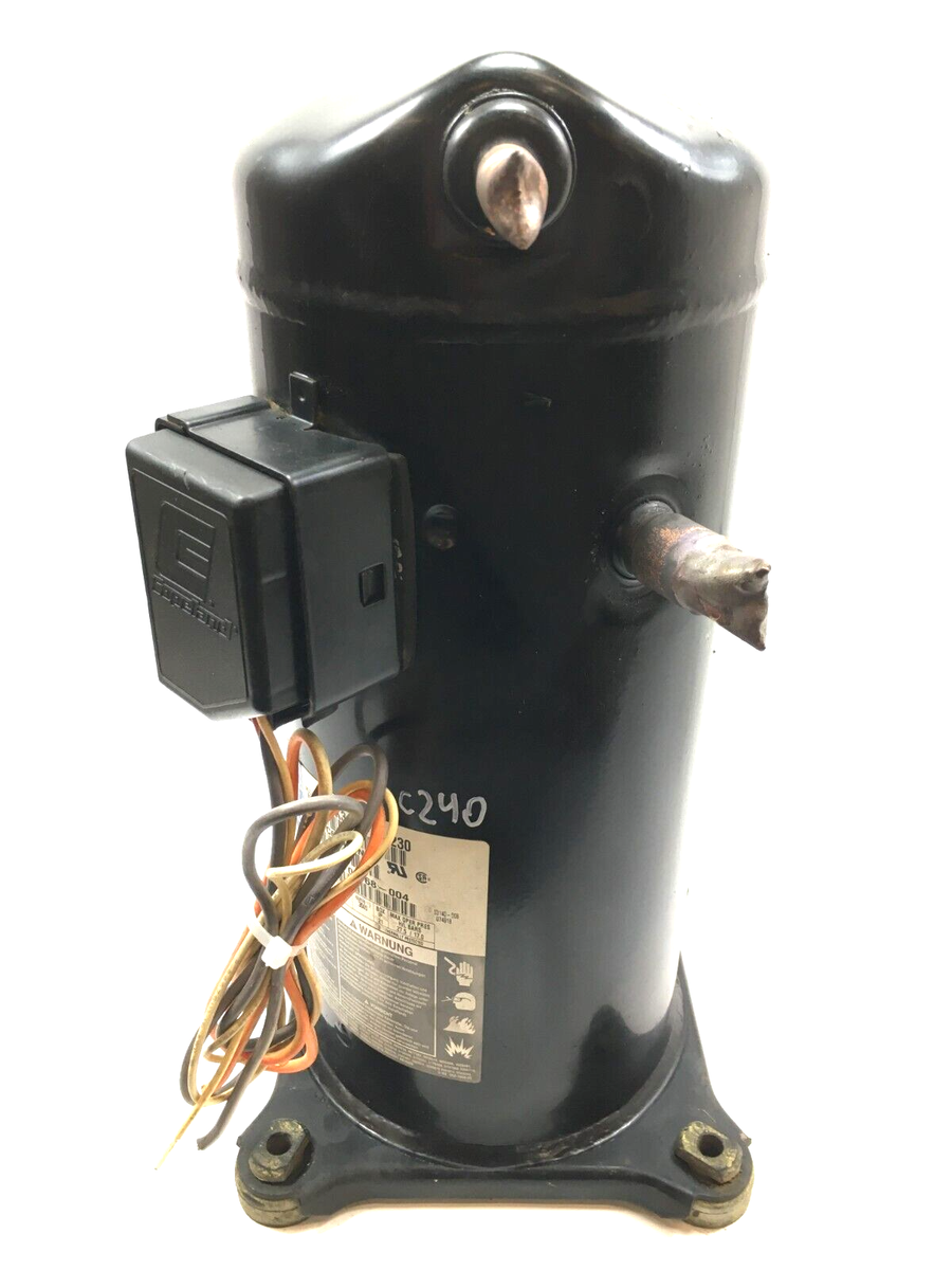 Copeland ZR57K3-PFV-230 5 Ton Scroll Compressor 58,500 BTU 208-230V 1-Phase R22 R407C HVAC