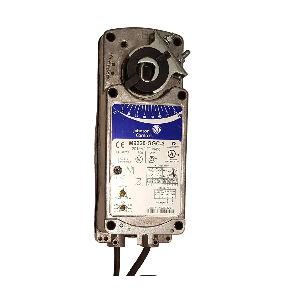 Johnson Controls M9220-GGC-3 24V Spring-Return Proportional Damper Actuator