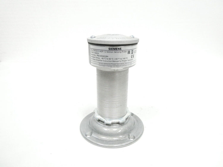 Siemens MSP-12 Motion Sensor Probe for Milltronics Heavy-Duty Monitoring Systems