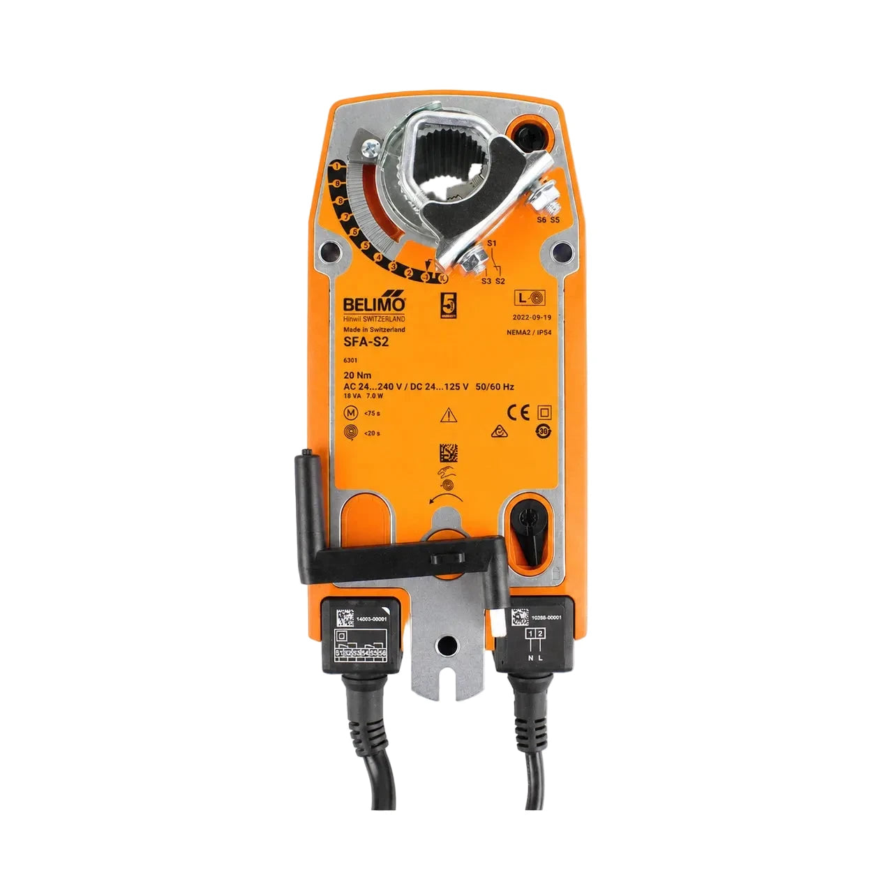 Belimo SFA-S2 20 Nm Spring-Return HVAC Damper Actuator