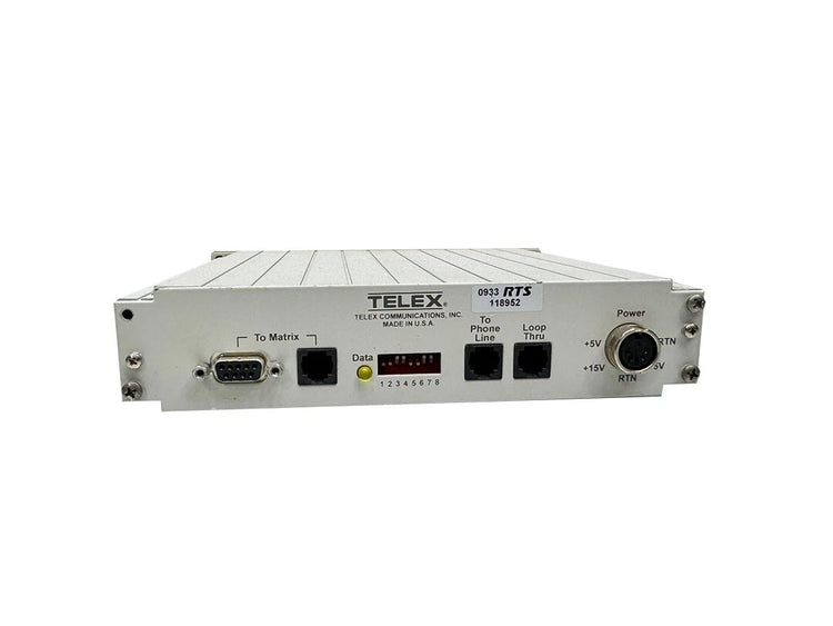Bosch TIF-2000A Single-Line Digital Telephone Interface for RTS Matrix Intercom Systems