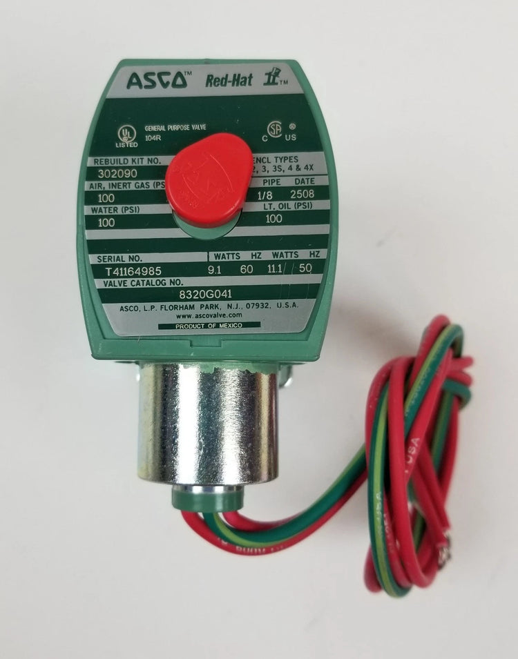 ASCO 8320G041 RedHat 8320 Series Three-Way Stainless Steel Solenoid Valve for Industrial Fluid Control