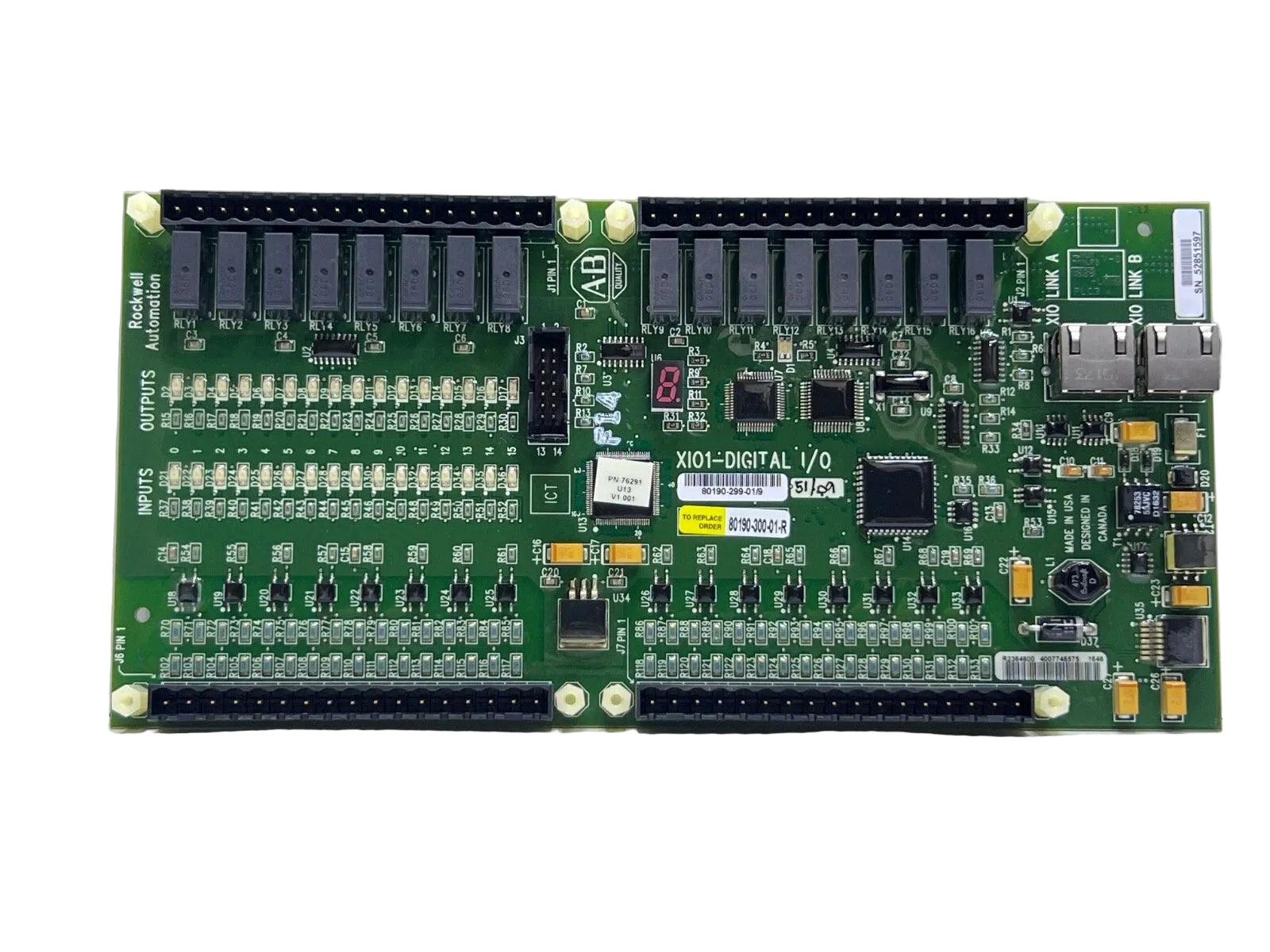 Allen Bradley 80190-300-01-R Digital I/O Board Assembly for PowerFlex 7000 Drives