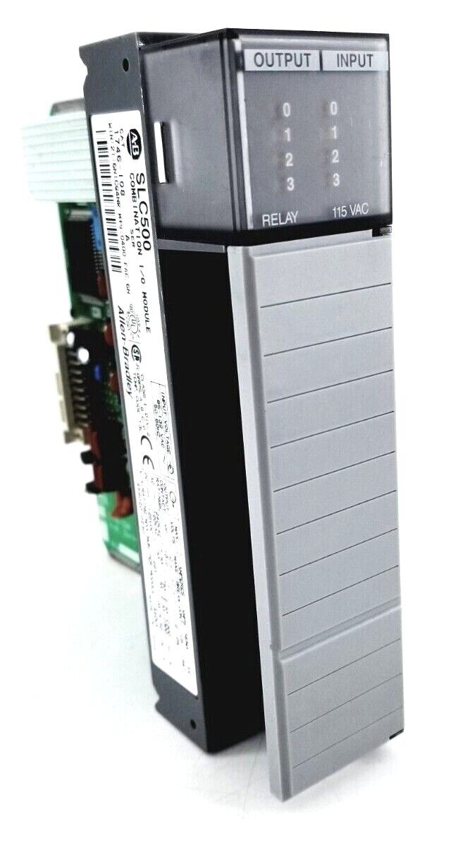 1746-IO8 | Allen-Bradley SLC 500 Combination Module 4-Input 120VAC 4-Relay N.O.