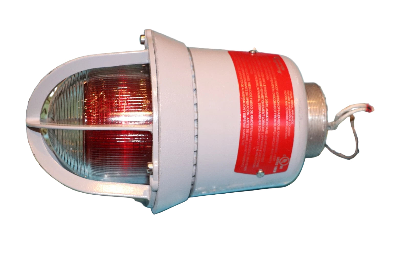 116EXSTR-EK | Edwards Signaling Explosion-Proof Red Xenon Strobe 12–48 VDC NEMA 4X