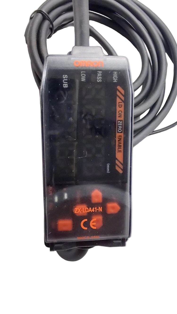 ZX-LDA41-N | Omron Smart Sensor Amplifier, PNP Output, 12–24 VDC, DIN-Rail Mount