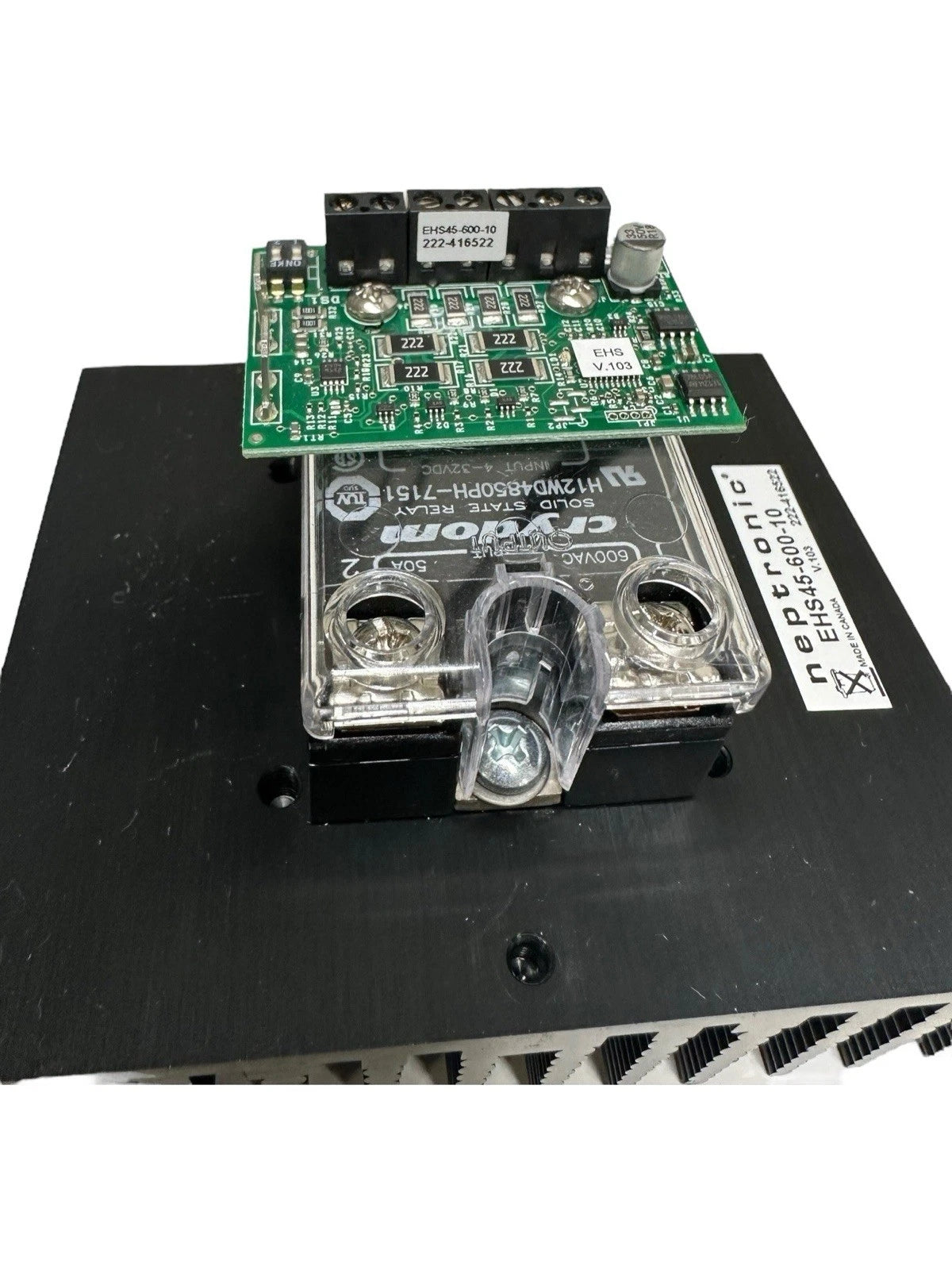 Neptronic EHS45-600-10 45-Ampere Single-Phase Silicon-Controlled Rectifier Power Controller