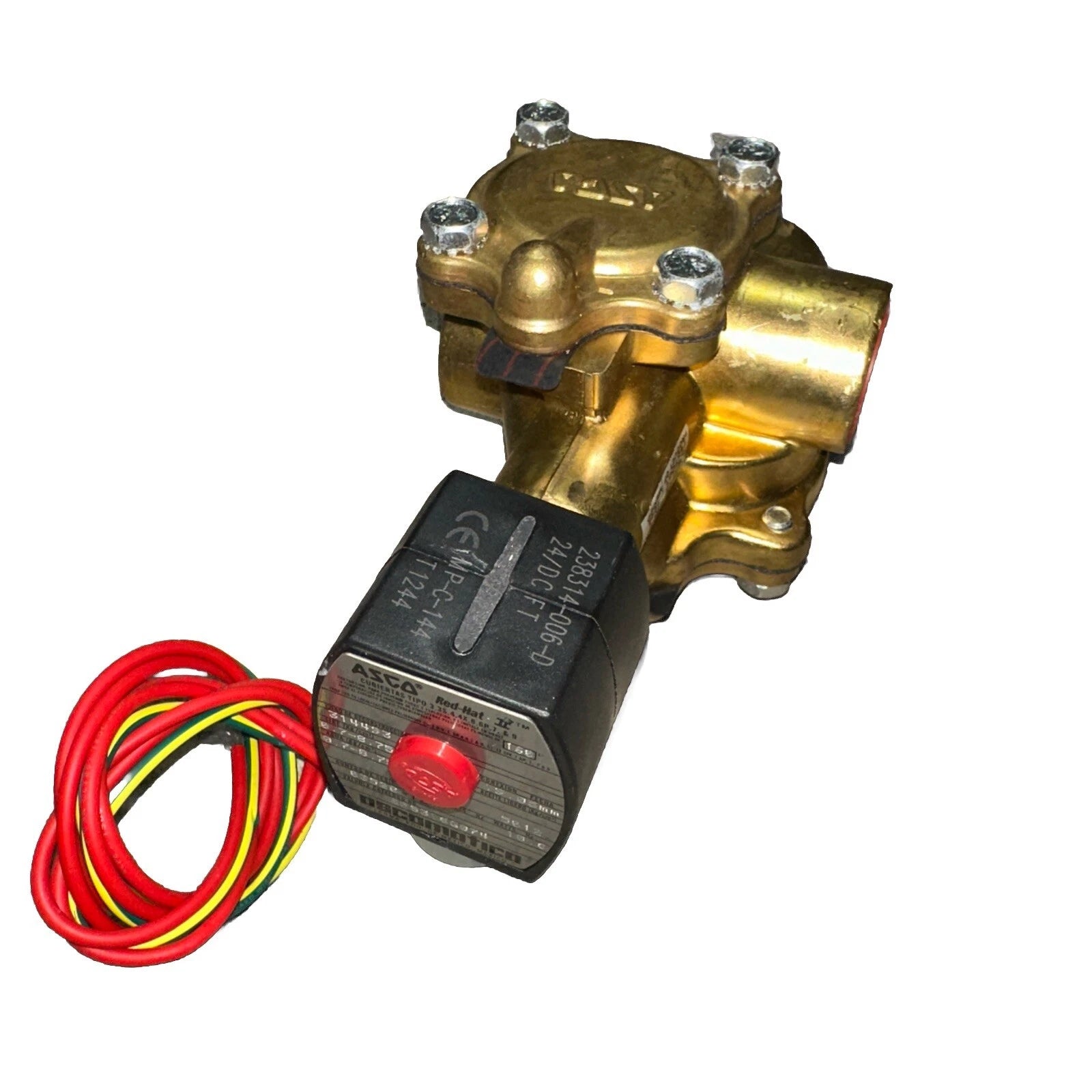 ASCO EF8316G074 RedHat 8316 3-Way 3/4-Inch Normally Closed Solenoid Valve