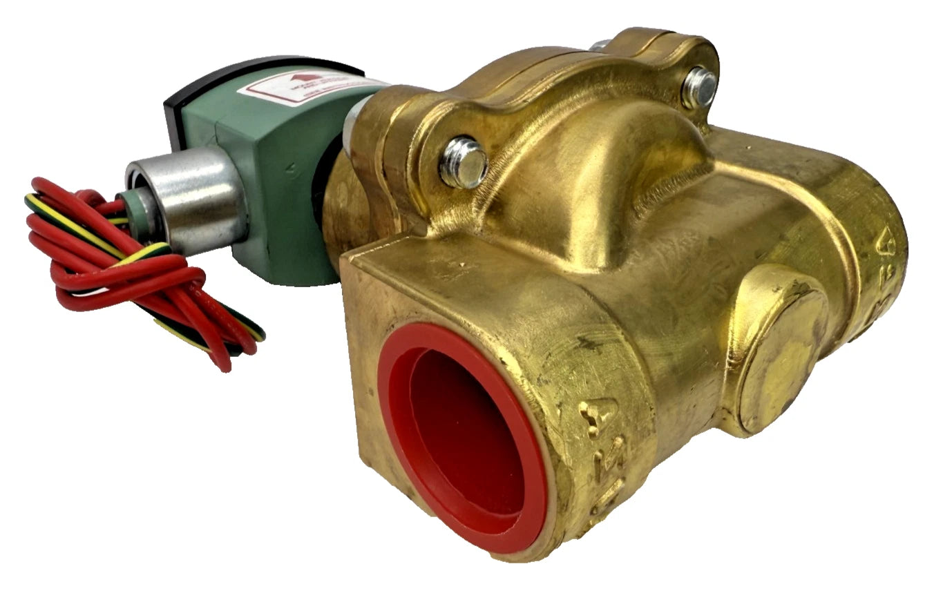 ASCO 8210G027 Series 8210 2-Way Normally Closed 1 Inch Brass Solenoid Valve