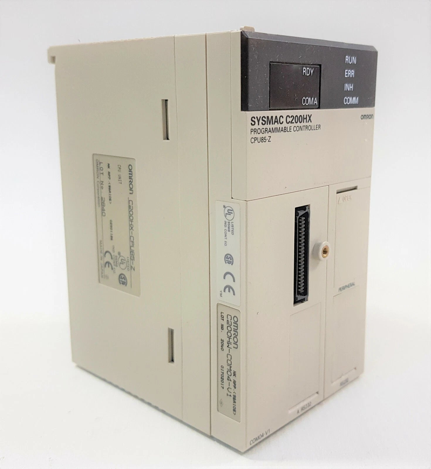 C200HX-CPU85-Z | Omron C200HX PLC CPU Module 64K Memory Expandable