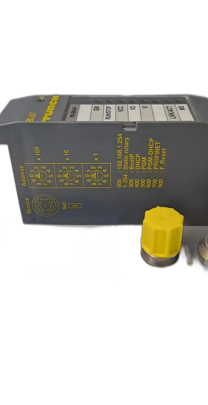 BL67-PG-EN-IP | Turck Programmable EtherNet/IP Module for BL67 I/O Systems
