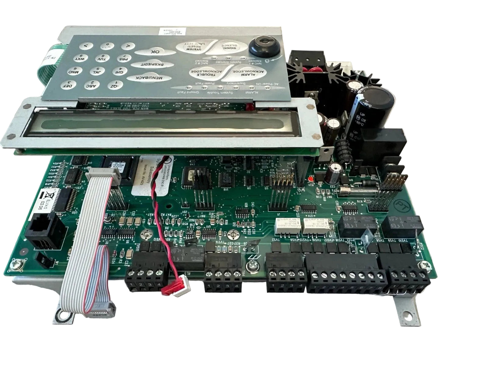 Gamewell-FCI 7100 Keypad Membrane Fire Alarm Control Panel Interface
