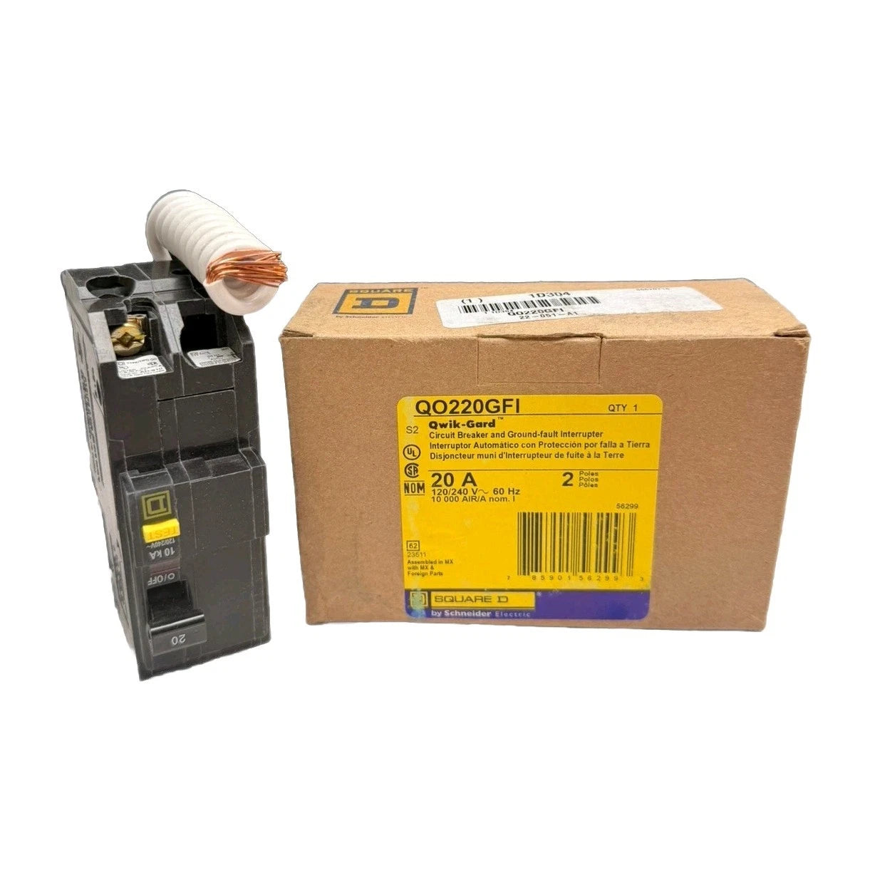QO220GFI | Schneider Electric Mini Circuit Breaker