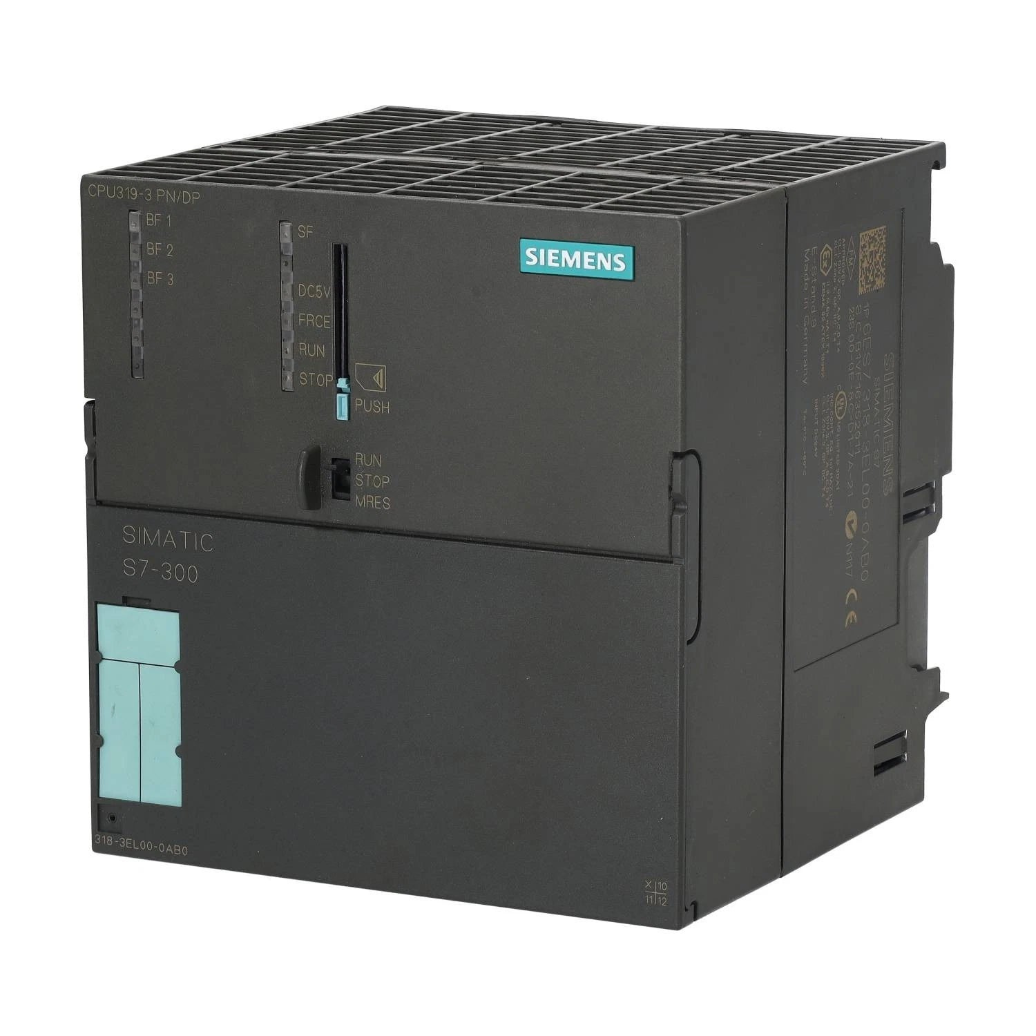 Siemens 6ES7318-3EL00-0AB0 CPU 319-3 PN/DP S7-300 PLC 1.4MB PROFINET