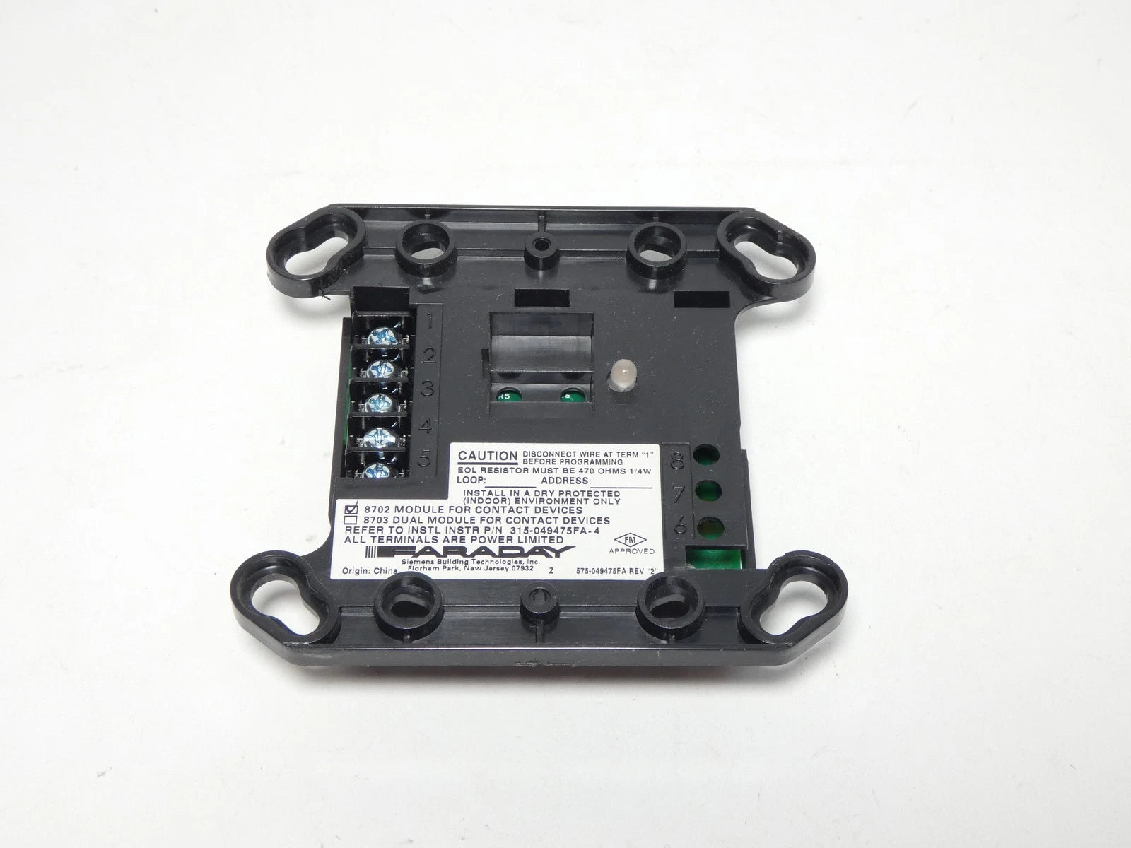 Siemens 500-033370 HTRI-S Intelligent Single Input Monitor Module