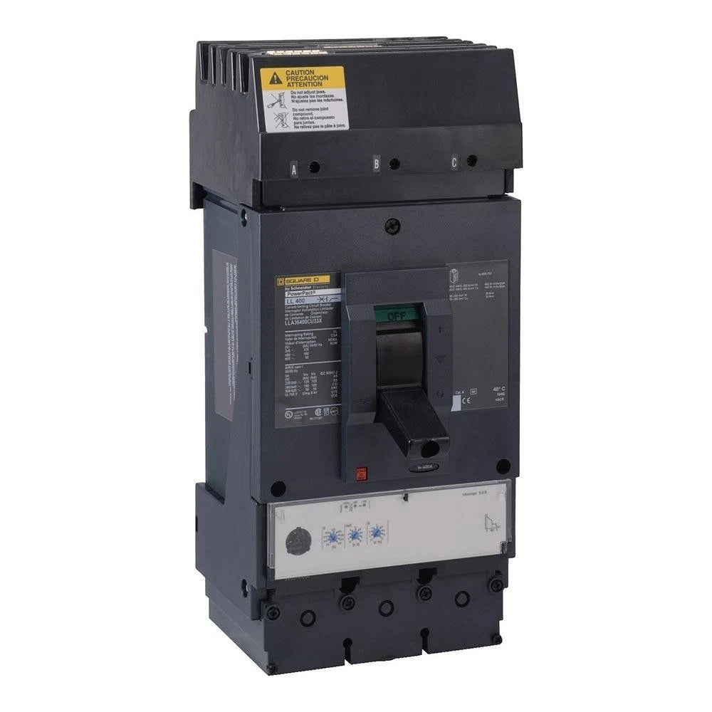 LLA36600U33X | Schneider Electric PowerPact L 600A 3-Pole Molded Case Circuit Breaker