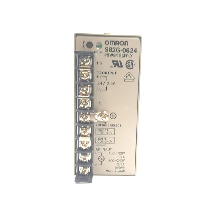 S82G-0624 | Omron 60W 24VDC 2.5A Switching Power Supply