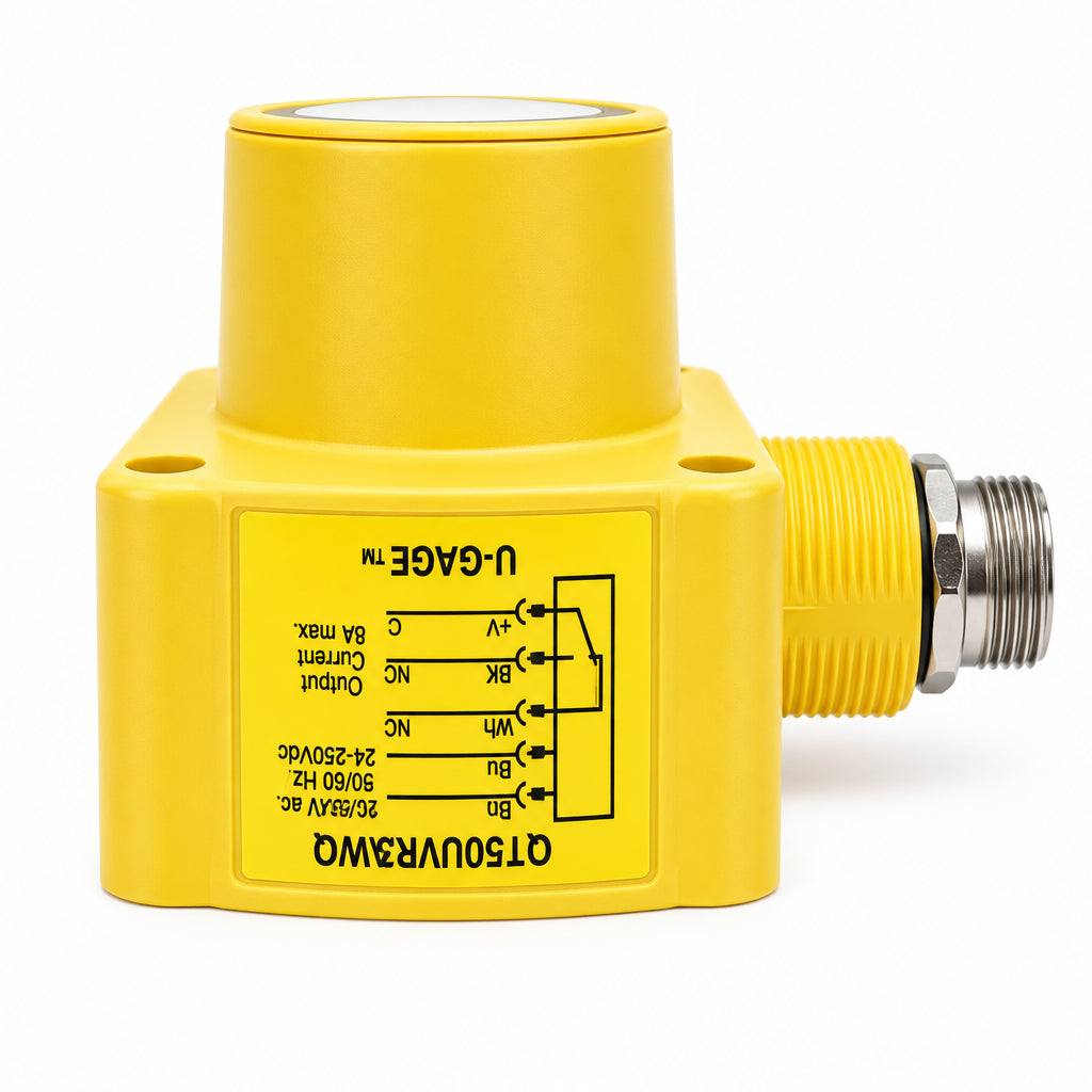 Banner Engineering QT50UVR3WQ 8m Universal Ultrasonic Proximity Sensor