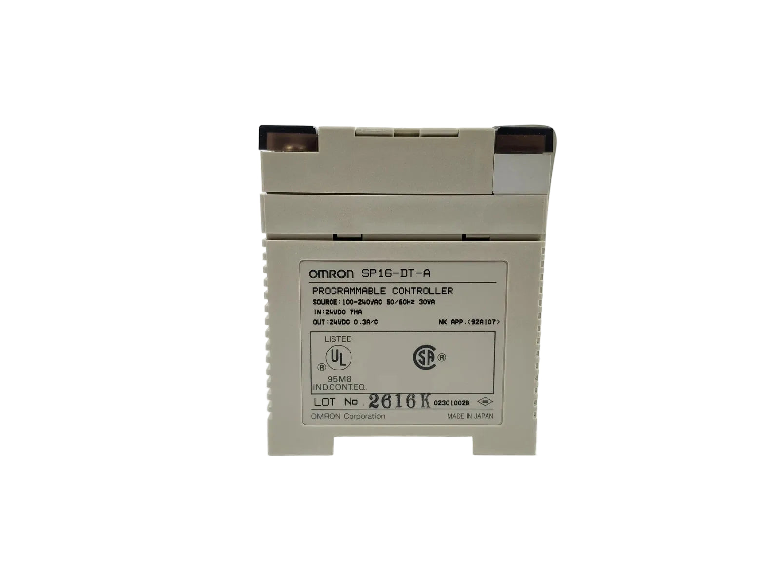 SP16-DT-A | Omron SYSMAC Mini CPU Module 100–240VAC