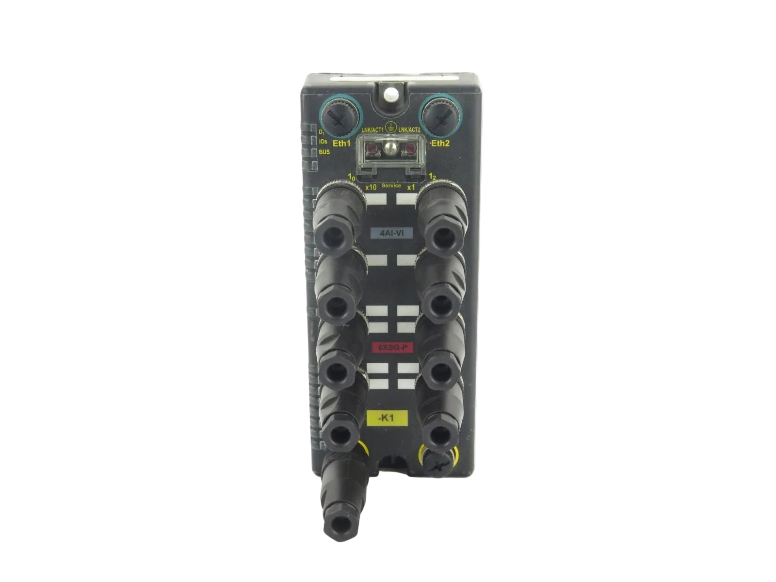 BLCEN-8M12LT-4AI-VI-8XSG-P | Turck BL Compact Fieldbus Station with Analog and Digital I/O