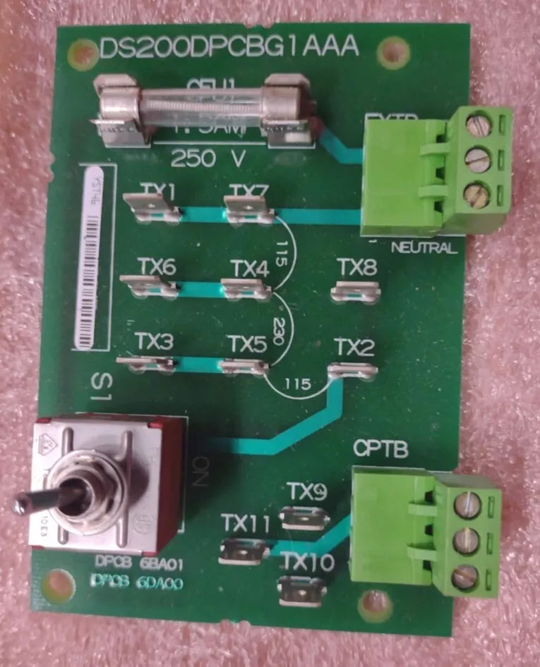 DS200DPCBG1AAA | General Electric IOS + Power Connect Board