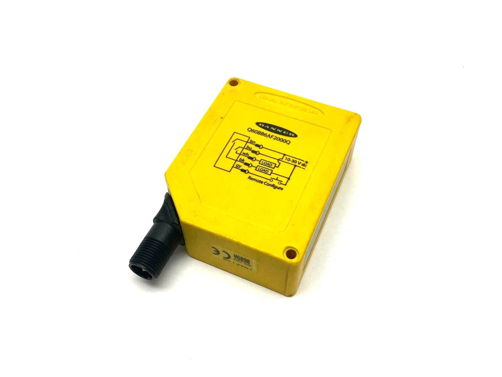 Q60BB6AF2000 | Banner Engineering Adjustable Field Infrared Photoelectric Sensor 2m NPN PNP Cable