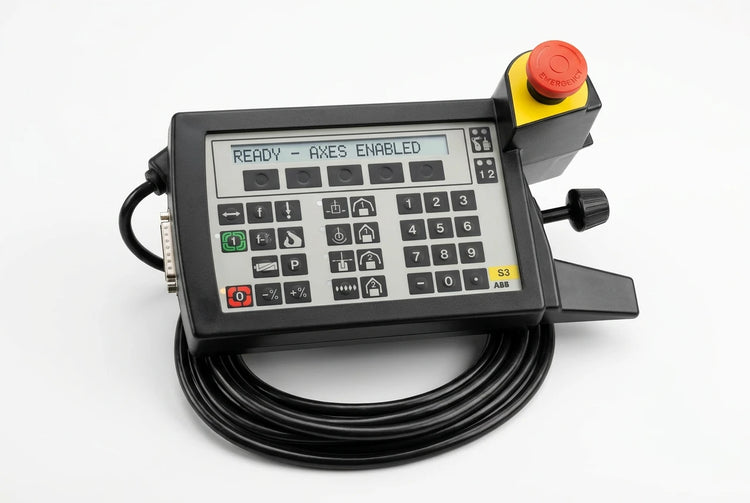 ABB 3HAB2136-001 M93 Robot Teach Pendant with 10m Cable and 10-Pin Plug