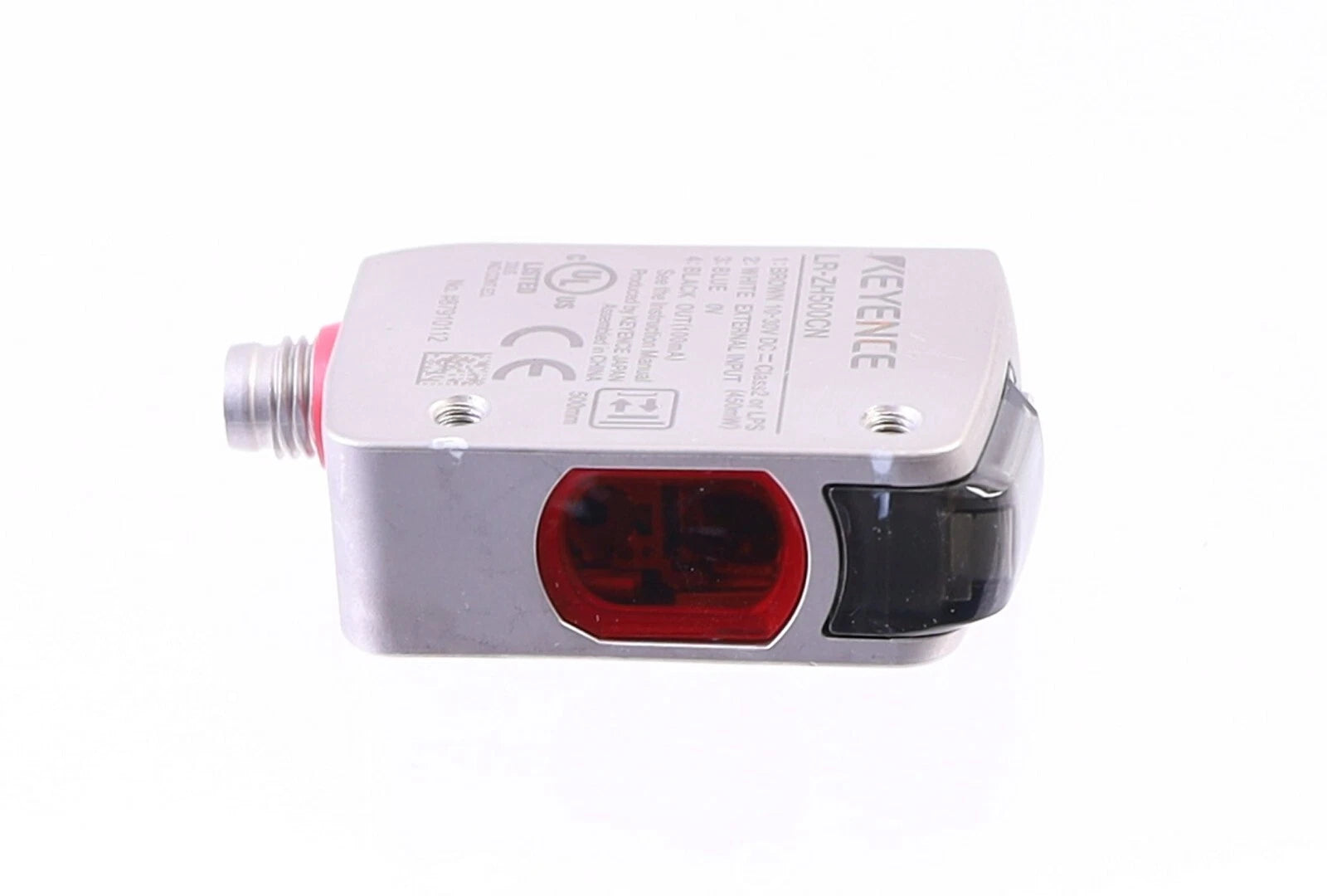 LR-ZH500CN | Keyence NPN CMOS Laser Sensor, 35–500 mm Range, Rectangular, M8 Connector