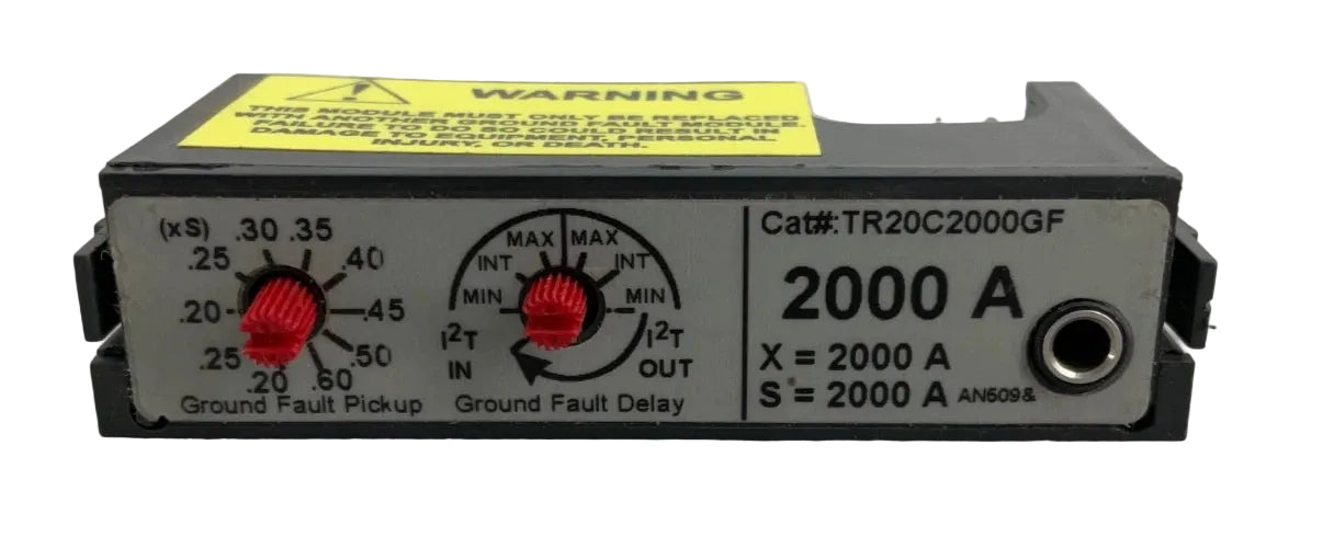 General Electric TR20C2000GF Rating Plug 2000A for Power Break II Spectra RMS with Ground Fault