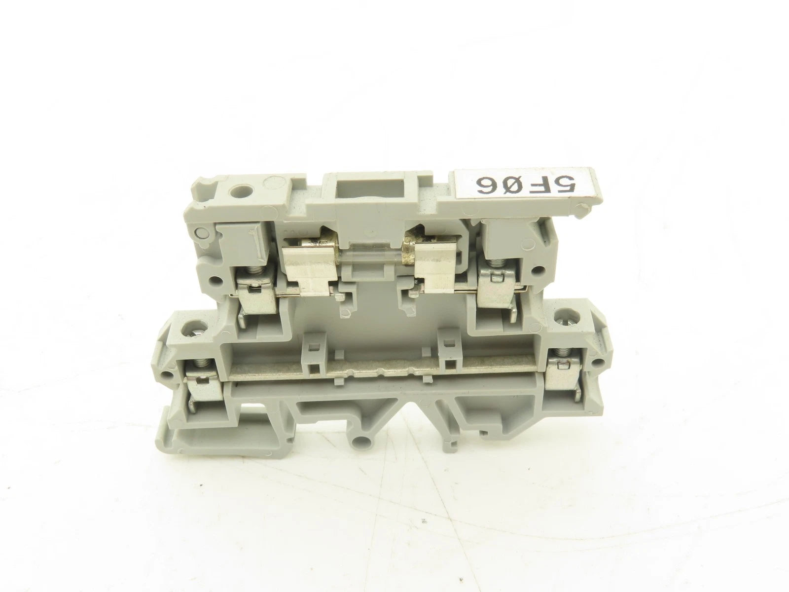 1492-JD3FB | Allen-Bradley two-level screw terminal block with feed-through and hinged fuse circuit