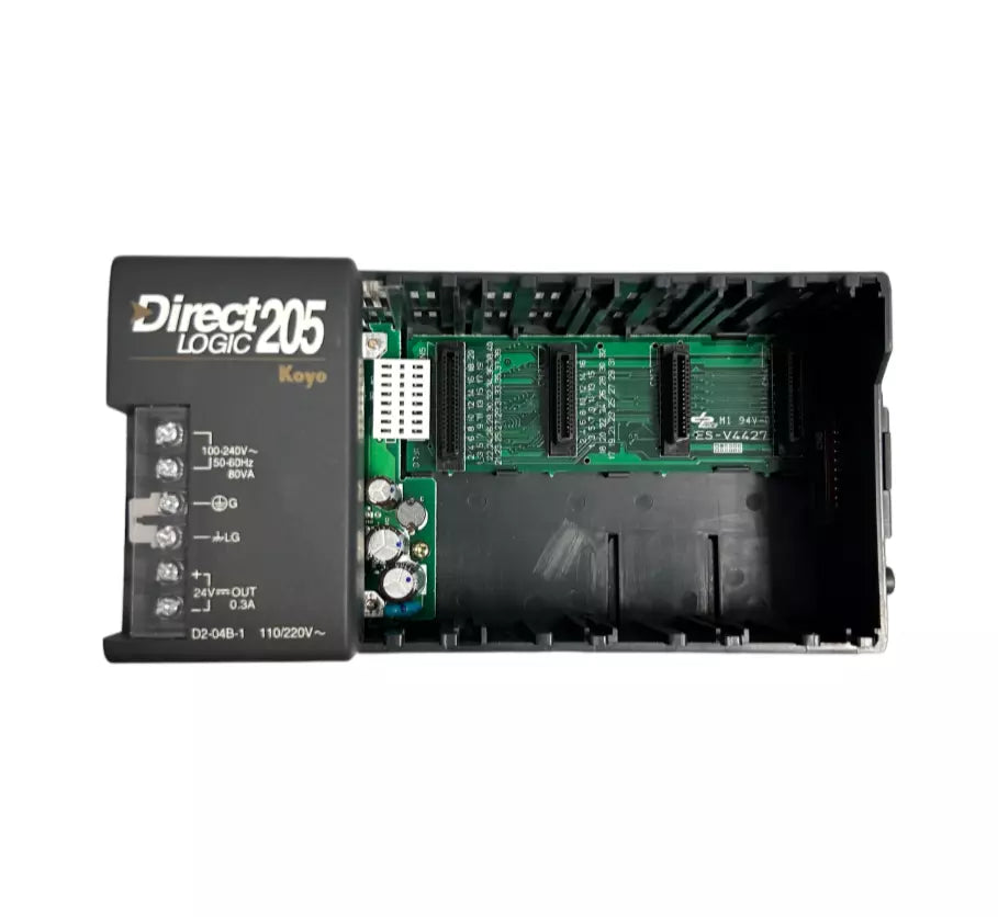 D2-04B-1 | Automation Direct I/O Base w/Auxillary Output Power DirectLOGIC 205