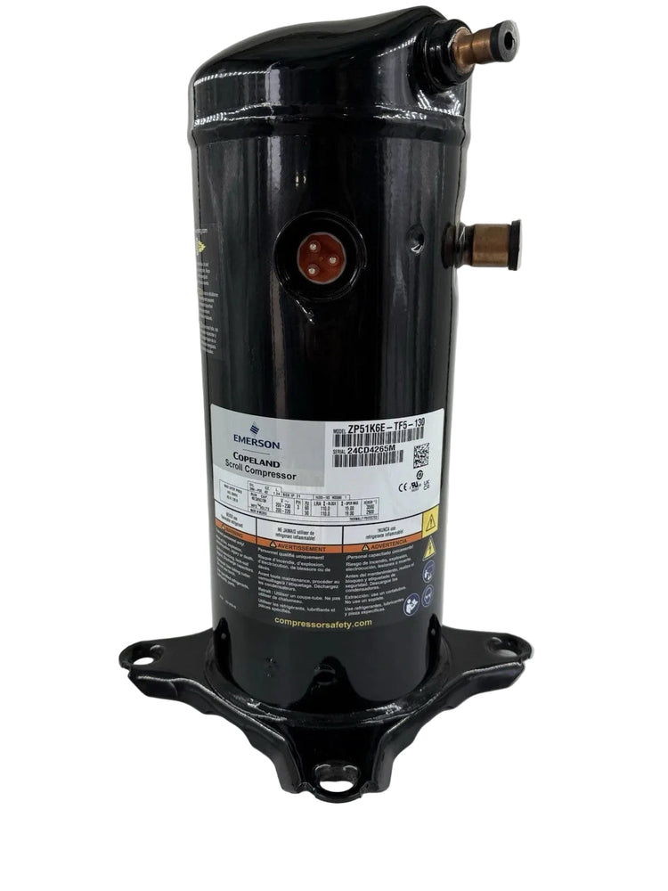 ZP51K6E-TF5-130 | Copeland Scroll Compressor 51,000 BTU R410A 208–230V 3PH