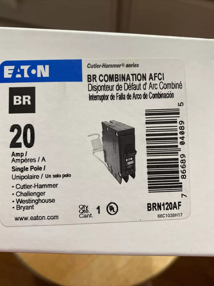 BRN120AF | Eaton BR AFCI Circuit Breaker