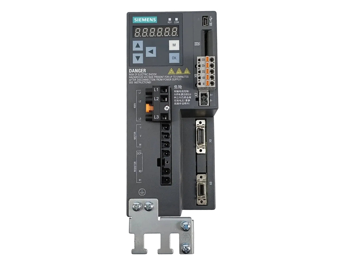 Siemens 6SL3210-5FE10-8UF0 SINAMICS V90 PROFINET Servo Drive