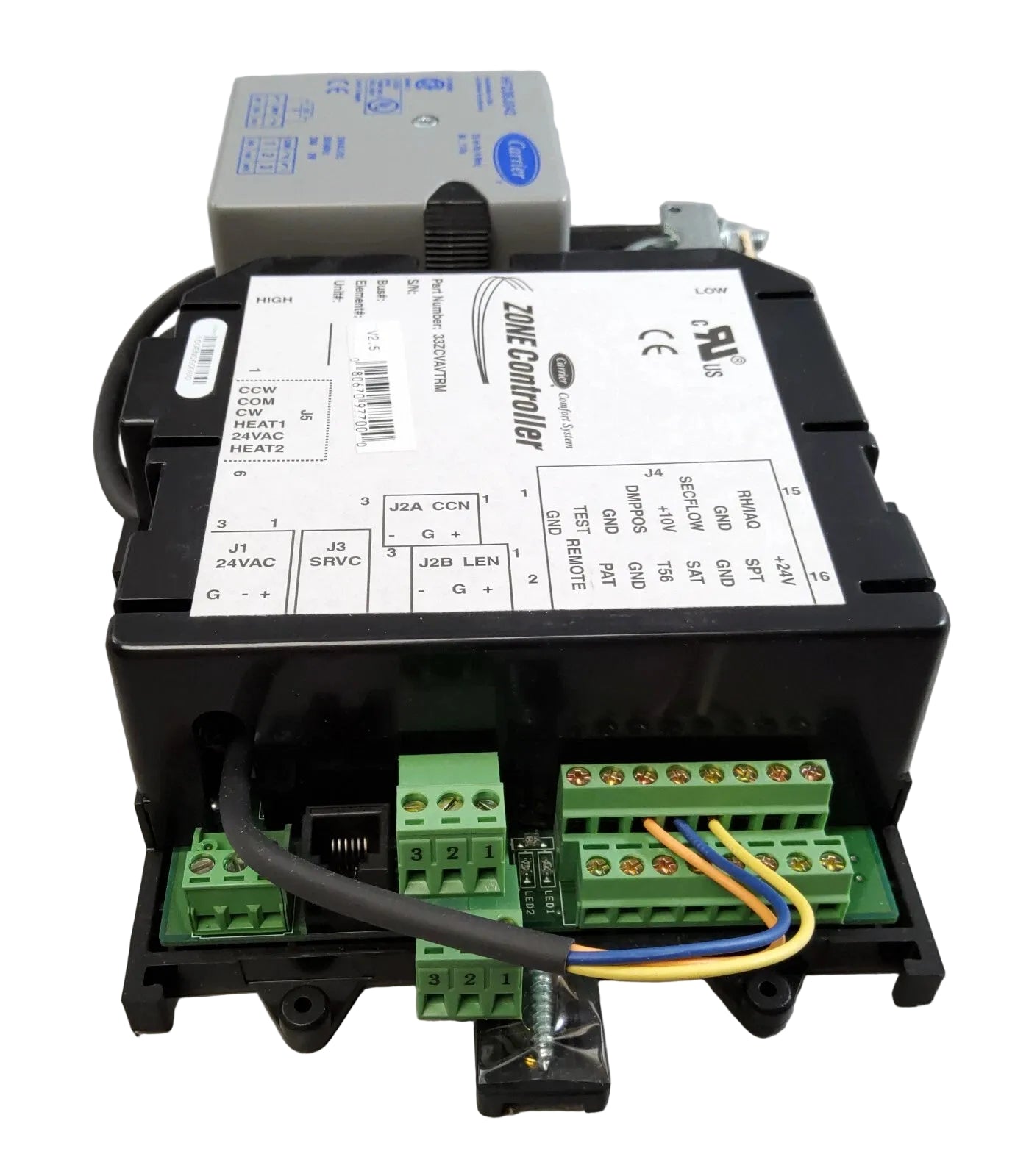 Carrier 33ZCVAVTRM ComfortID Single Duct VAV Zone Controller for Commercial HVAC Air Terminal Systems