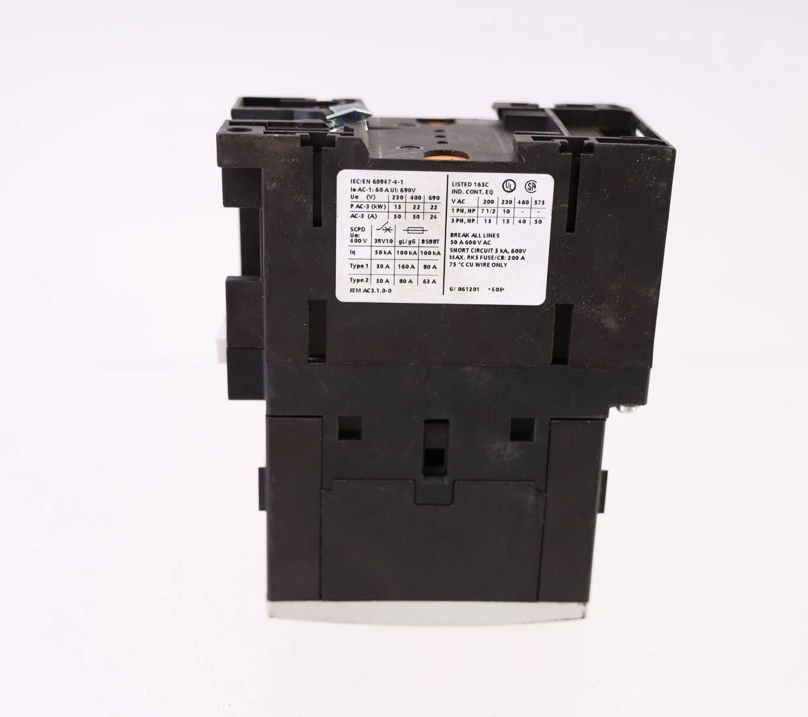 Siemens 3ZX1012-0RT03-1AA1 SIRIUS 3RT1 Contactor Operating Instruction Module