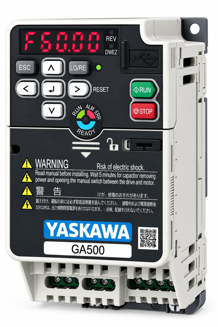 Yaskawa GA50U2021ABA GA500 5 HP AC Drive, 240V Three-Phase