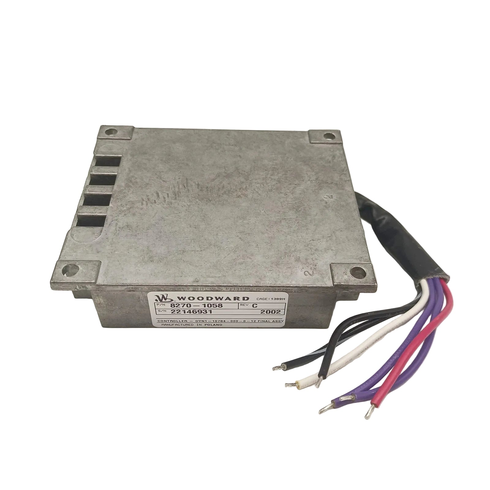 Woodward 8270-1058 Panel-Mounted Analog Electronic Governor Controller