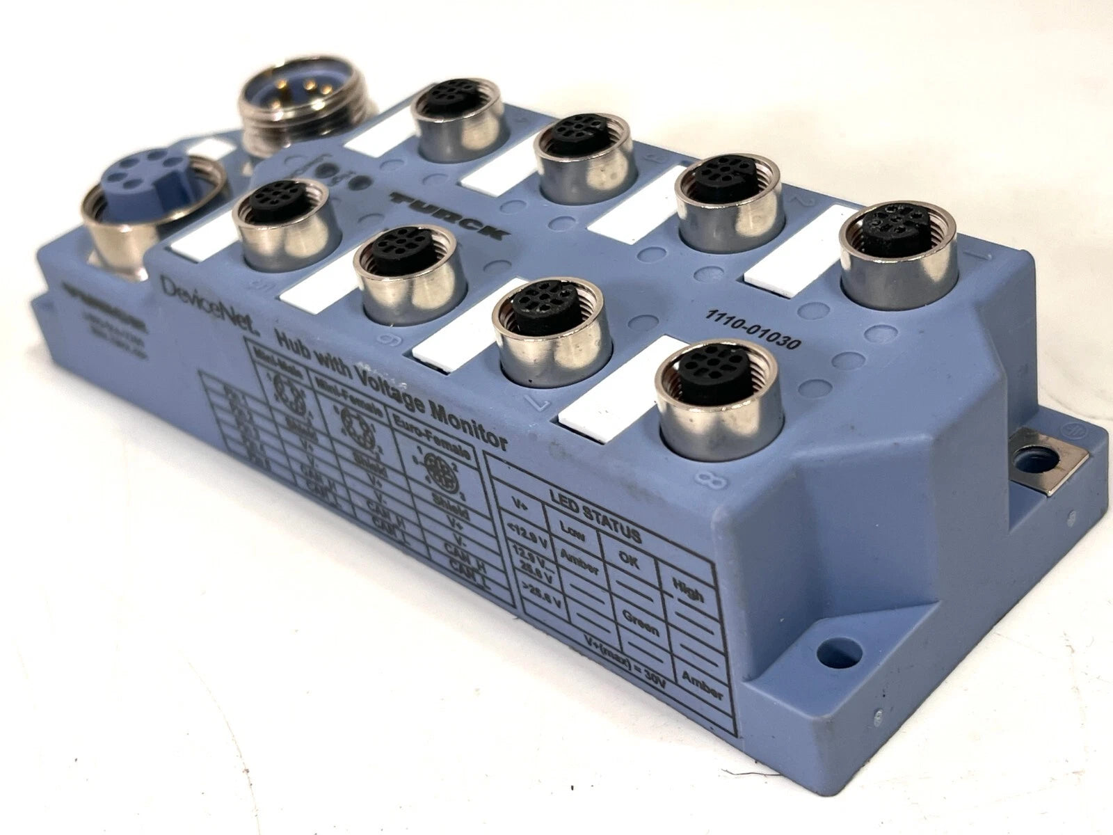 JBBS-57-E811 | Turck Industrial Sensor/Actuator Junction Box with M12 Ports