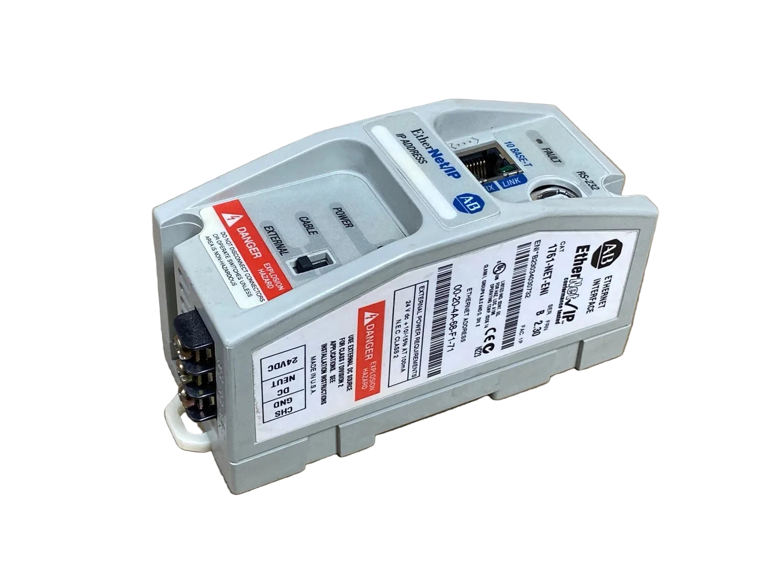 1761-NET-ENI | Allen-Bradley EtherNet Interface for SLC 500/MLogix/CompactLogix