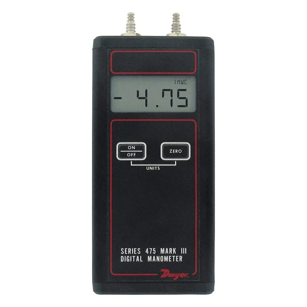 Dwyer 475-000-FM Intrinsically Safe Handheld Digital Manometer