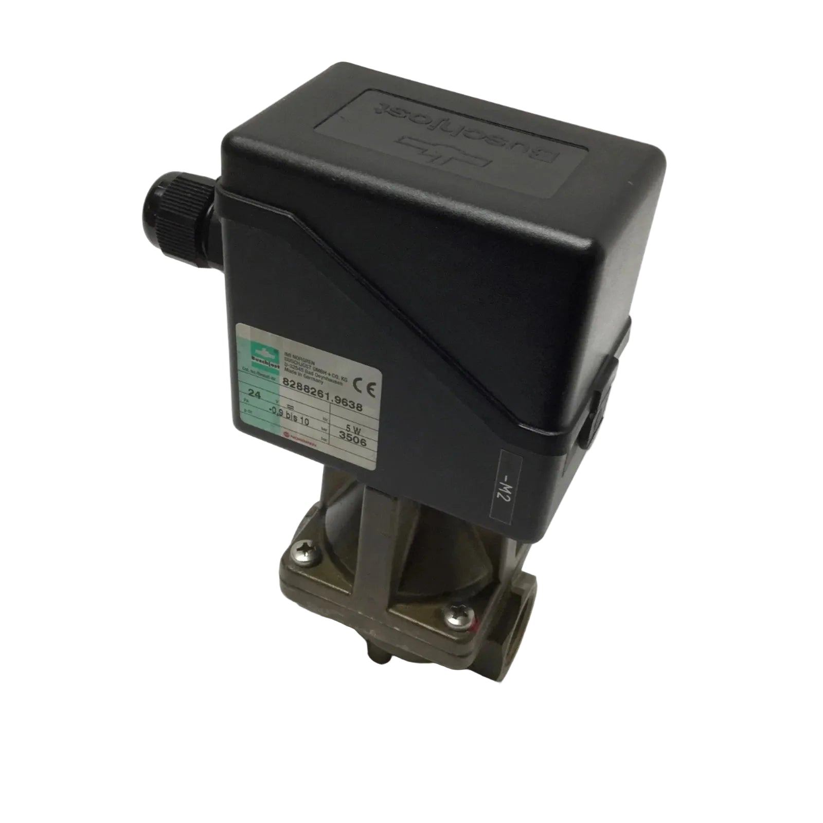 8288261.9638 | Buschjost 2-Way Brass Stepper Motorized Valve G1/2 24VDC
