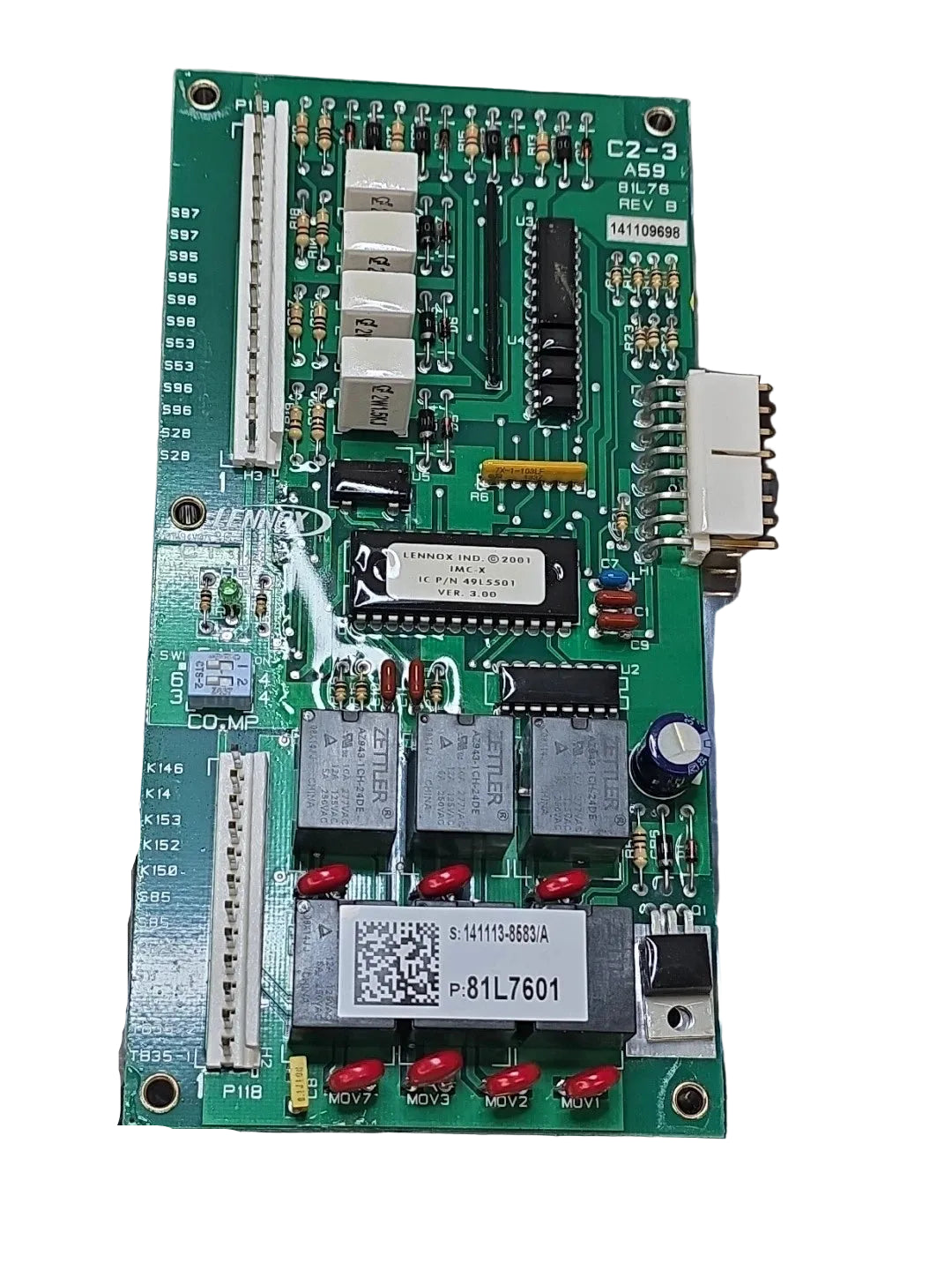 101609-01 | Lennox HVAC Timer Board Blower Delay Control Module