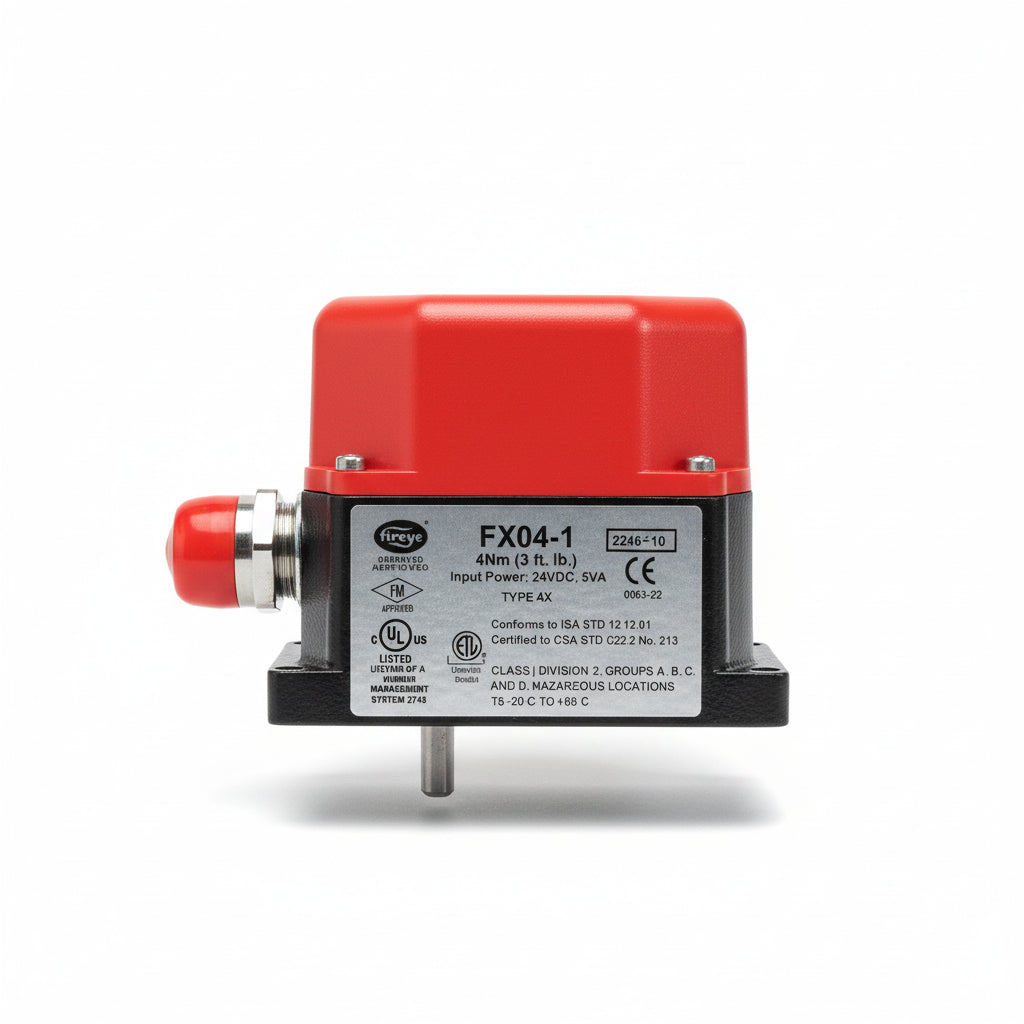 Fireye FX04-1 4 Nm Modbus RTU Servo Motor 24 VDC RS-485 Quick Disconnect Actuator