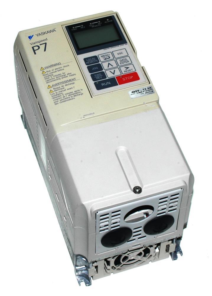 Yaskawa CIMR-P7U45P5 Varispeed P7 7.5 HP AC Variable Frequency Drive