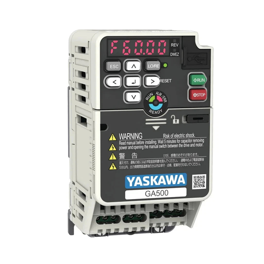 Yaskawa GA50U2021ABA GA500 5 HP AC Drive, 240V Three-Phase